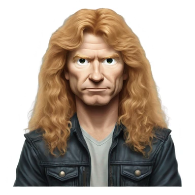 eighties dave mustaine sticker
