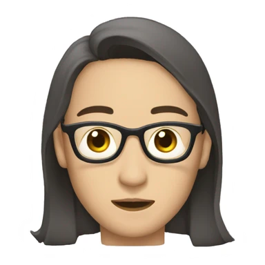 adi menggunakan kaca mata sticker