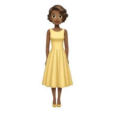 simple dress sticker