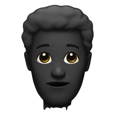 a black grave sticker