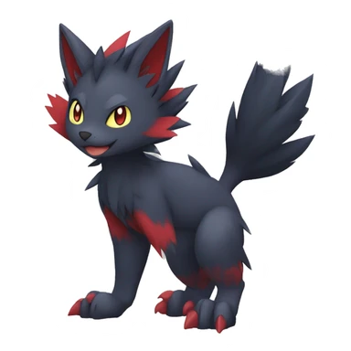 Litten-Zorua-Nargacuga-Sergal-Fakemon-hybrid full body sticker