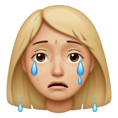 Crying so much sticker