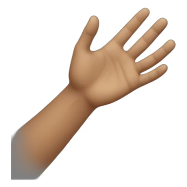 man lift his hand up  sticker