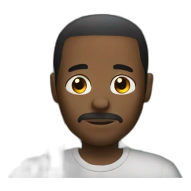 Black man in prison sticker