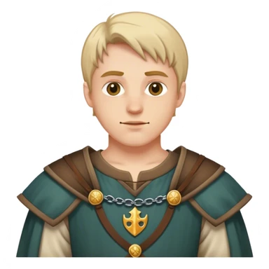 medieval cloth for the chest and the man who wears it sticker