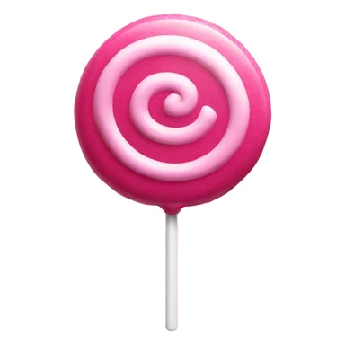 Pink lollipop ￼ sticker