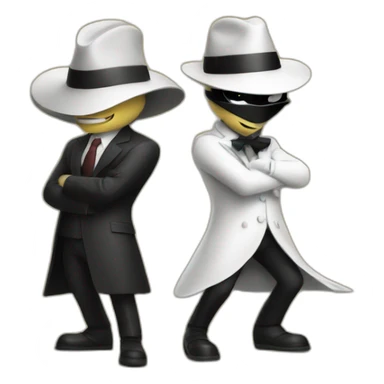 spy vs spy sticker