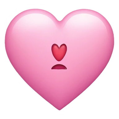 Pink heart on gire sticker