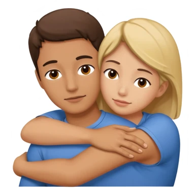 Hand on placed on somebody else’s shoulder to support  sticker