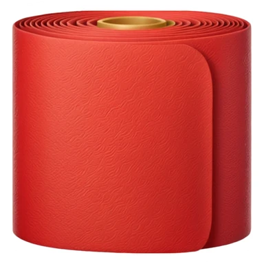 A roll of red wallpaper  sticker