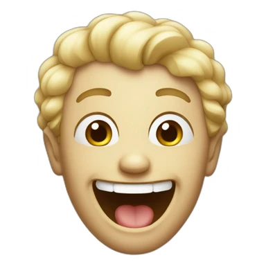 Hysterical laughing sticker