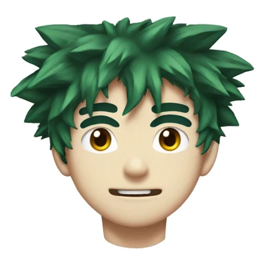 Deku from mha sticker