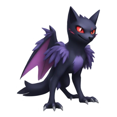 NoiBat-Litten-Zoroark full body sticker