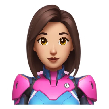 Dva Overwatch sticker