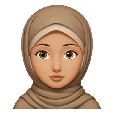 Girl with a hijab  sticker