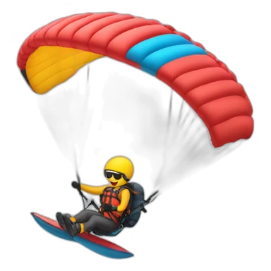 Paraglider sticker