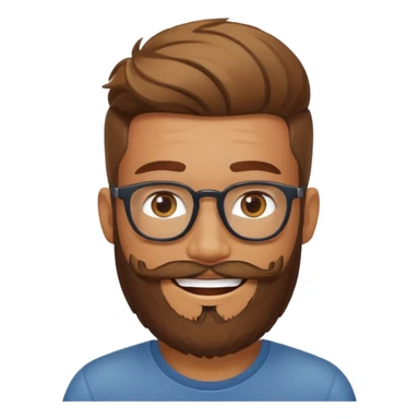 hipster match sticker