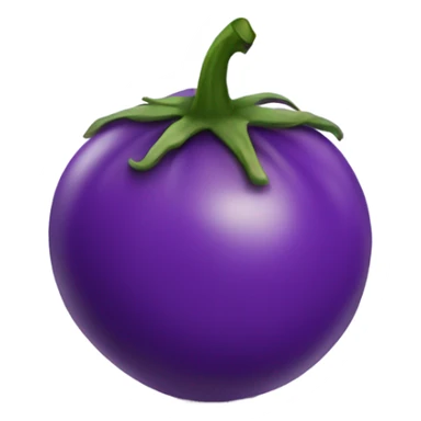 A purple tomatoe sticker