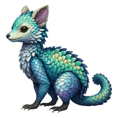 Modern Realistic Rare Fantasy Vernid-Trico-species by LiLaiRa full body sticker