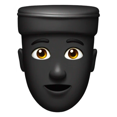 Black Toilette sticker