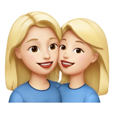 Smiley kissing  sticker