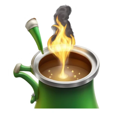 Feuerzangenbowle in Krug  sticker