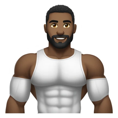 White skin, black hair, hairy body, Bodybuilder, high and tight military haircut, wearing white underwear sticker