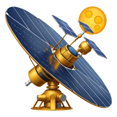 a full view of  Satellite sticker