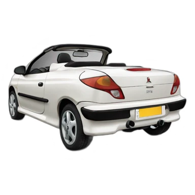 peugeot 206CC sticker