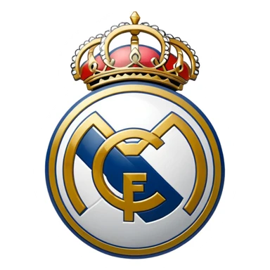 I want an emoji of real madrid logo of football and it should look realistic sticker