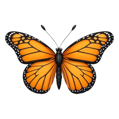 monarch butterfly sticker