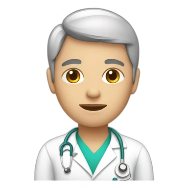 Patient in hospital sticker