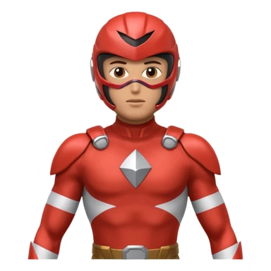 brown power ranger emoji sticker