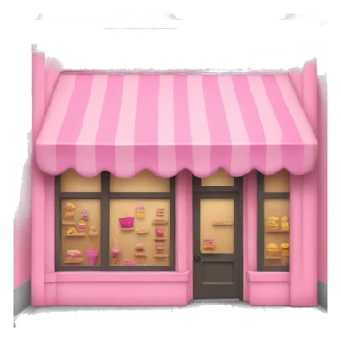 pink storefront sticker