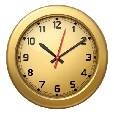 Clock it emoji sticker