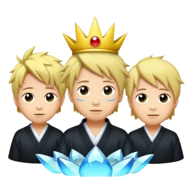 luzes japonesas roxas e ciano sticker