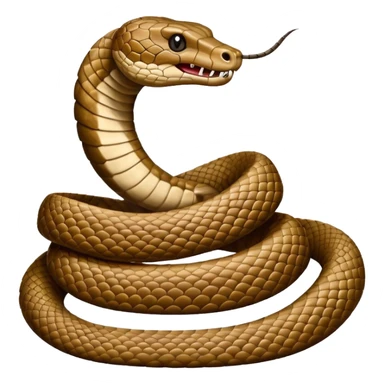 Rattlesnake coiled sticker