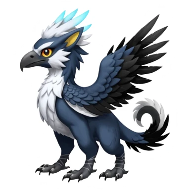 Fionbri-Vernid-Trico-Nargacuga-Silvally-Gryphon-fusion, full body sticker