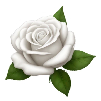 Roses white  sticker