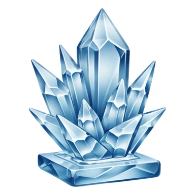 full  ice sculpture sticker