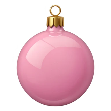 pink christmas porcelain  sticker