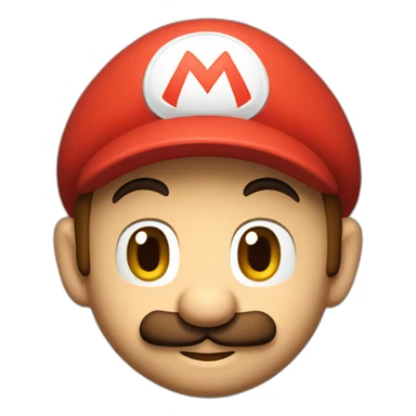 super mario with red cap sticker