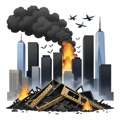 9/11 terrorist attack sticker