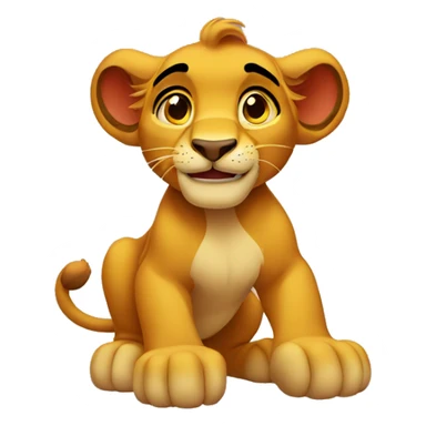 Simba sticker