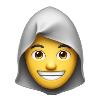 Smiling thief, triangle design  sticker