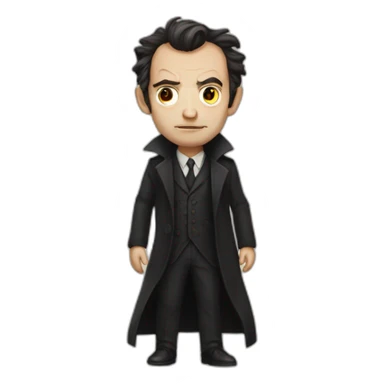 crowley démon good omens sticker