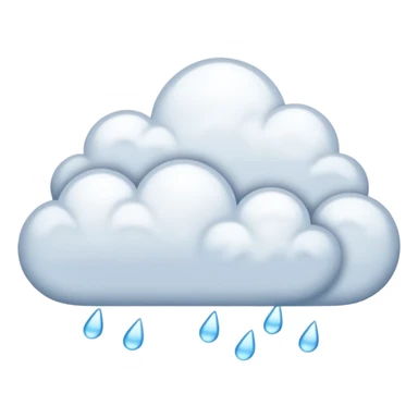 snowing clouds sticker