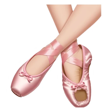 ballerina pointe shoes no bows sticker