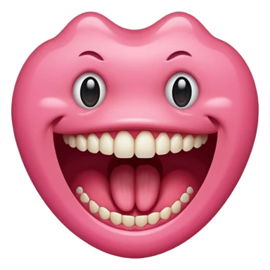 mouth wide open sticker