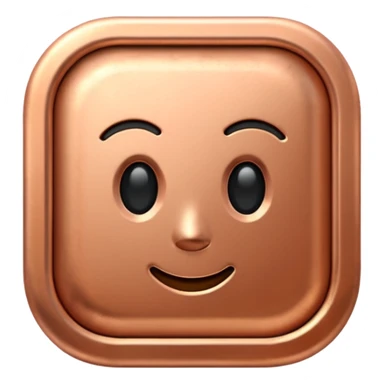 check icon in copper color sticker